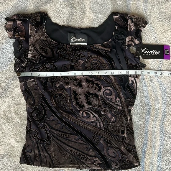 Black and Brown Skirt Set - Picture 8 of 16